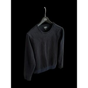 APC Mens Sweatshirt Navy Blue Sz Medium Crewneck Pullover Knit Cotton